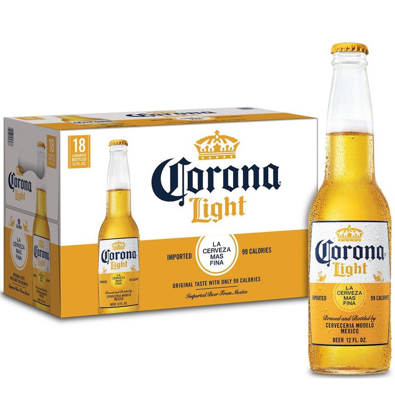 Corona Light Lager Beer - 18pk/12 fl oz Bottles