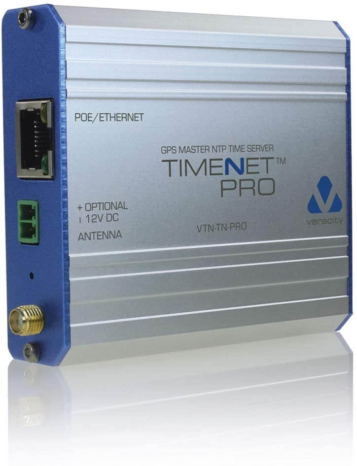 Veracity TIMENET Pro GPS Master NTP Time Server inc. Antenna VTNTNPRO