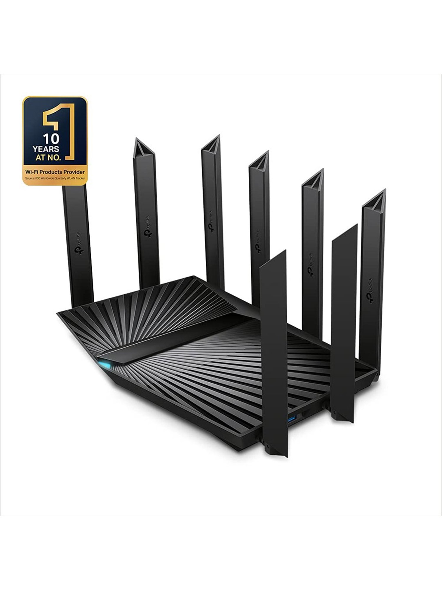 TP-LINK Archer AX90 AX6600 480Mbps Tri Band Wi-Fi Router (Black)