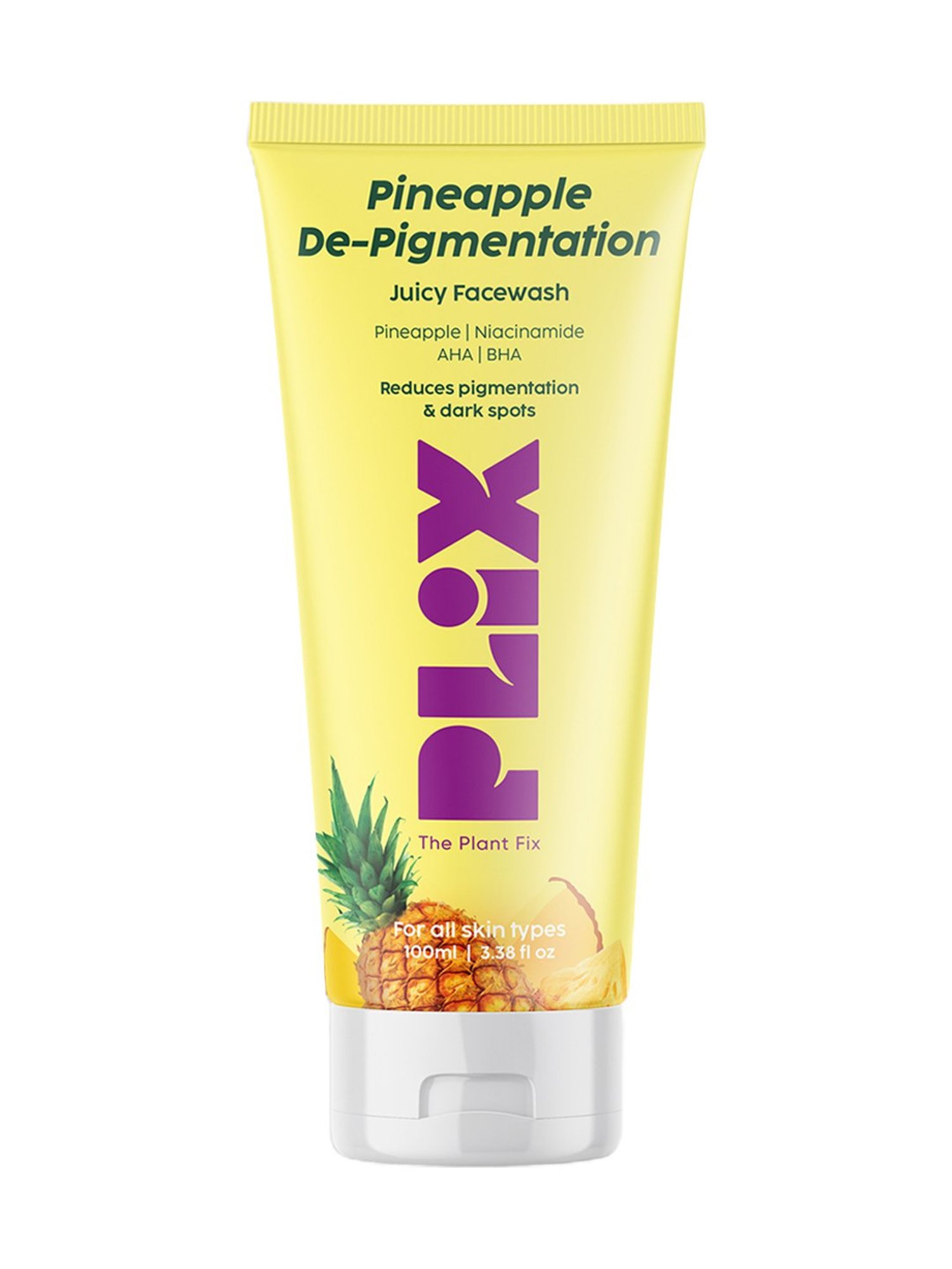 PLIX THE PLANT FIX Pineapple De-Pigmentation Juicy Facewash - 100 ml