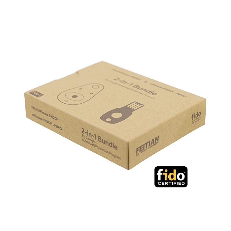 MultiPass K16 and USB ePass K9 Security Key - FIDO 2-in-1 Bundle - Two Factor Authenticator - Works with USB-A, NFC, Bluetooth - Help Prevent Account Takeovers With Multi-Factor Authentication