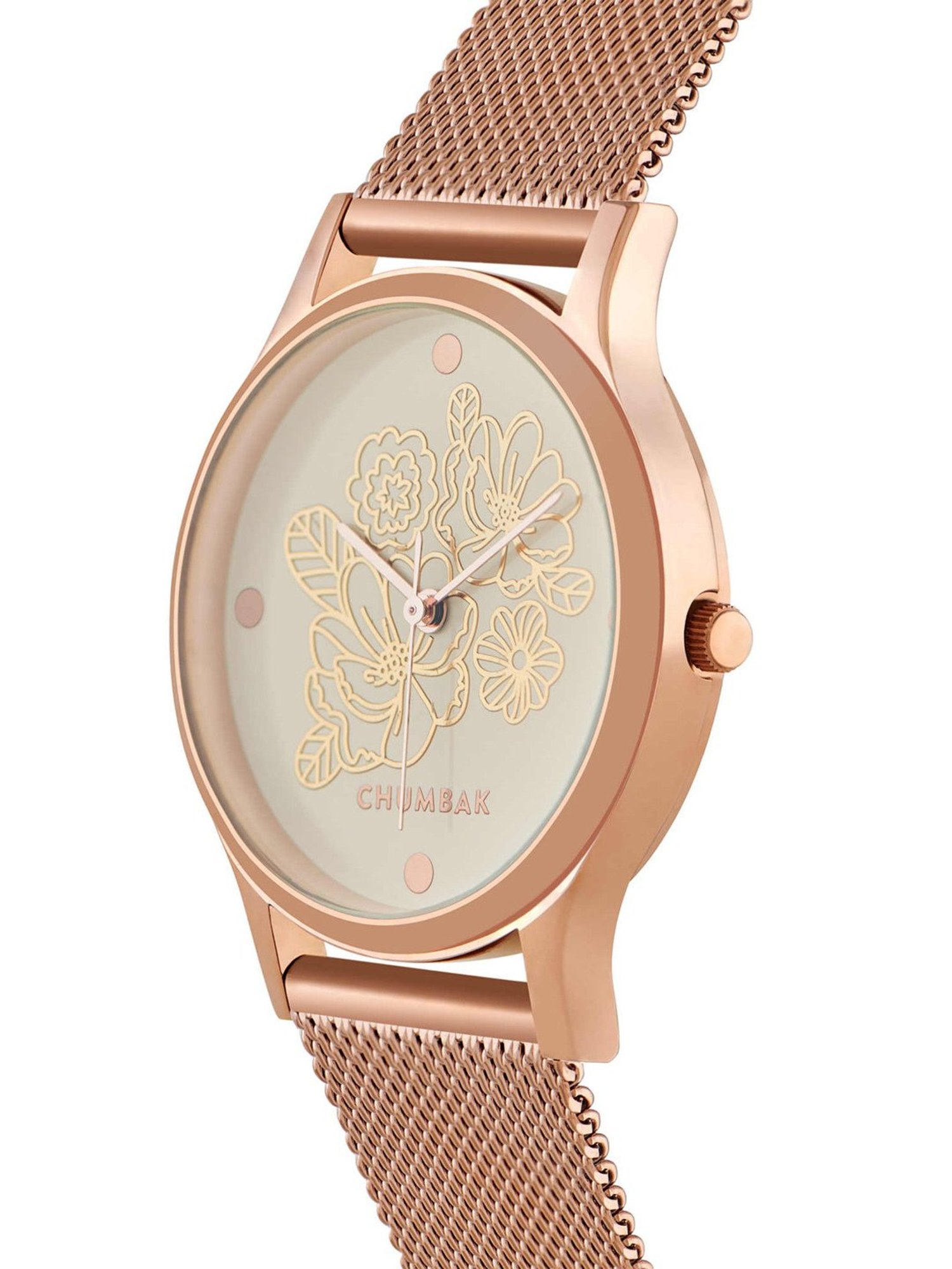 Chumbak 8907605117343 Abstract Peacock Analog Watch for Women