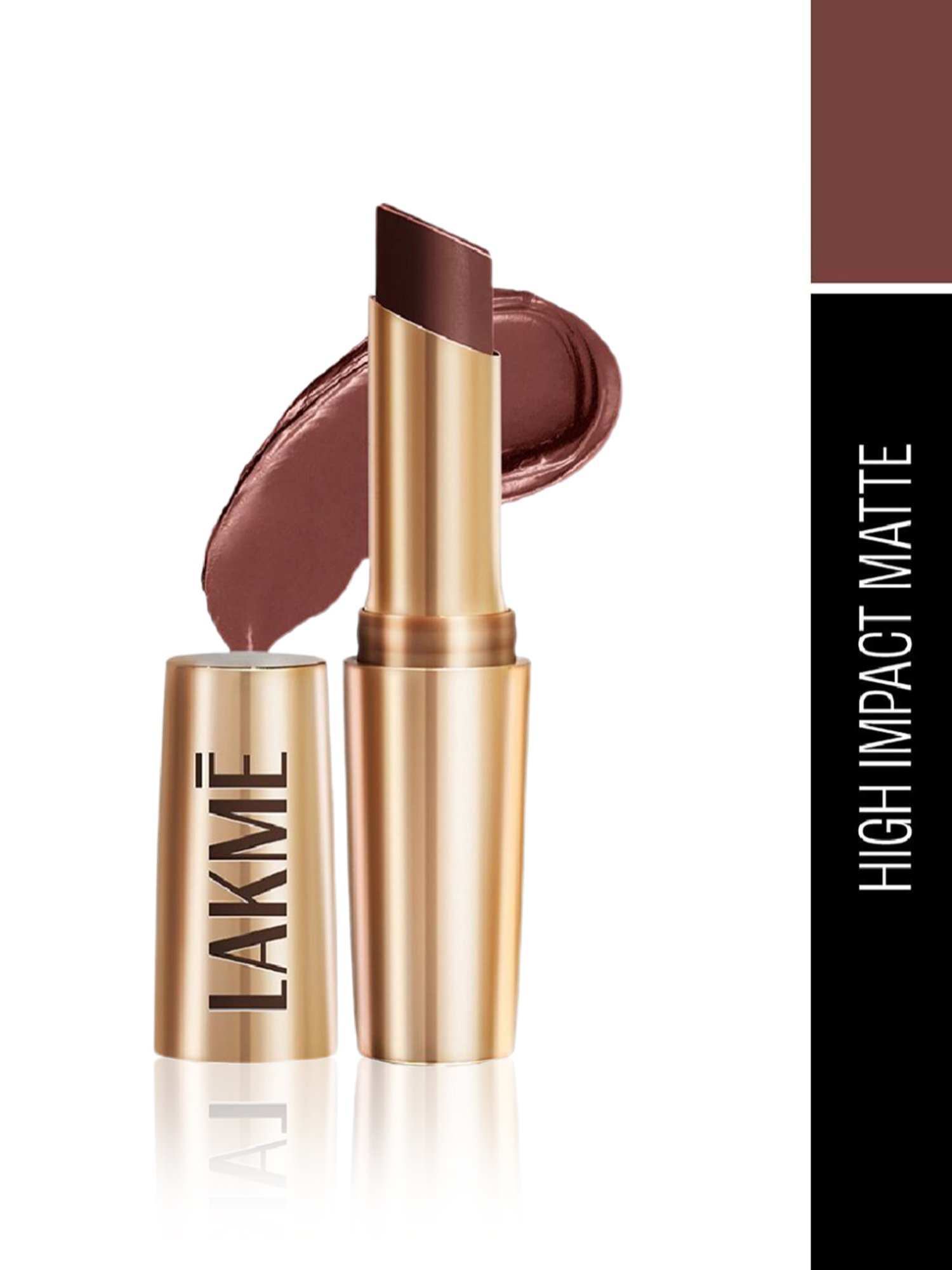 Lakme Priming Matte Lipstick Brown Walnut - 3.6 gm