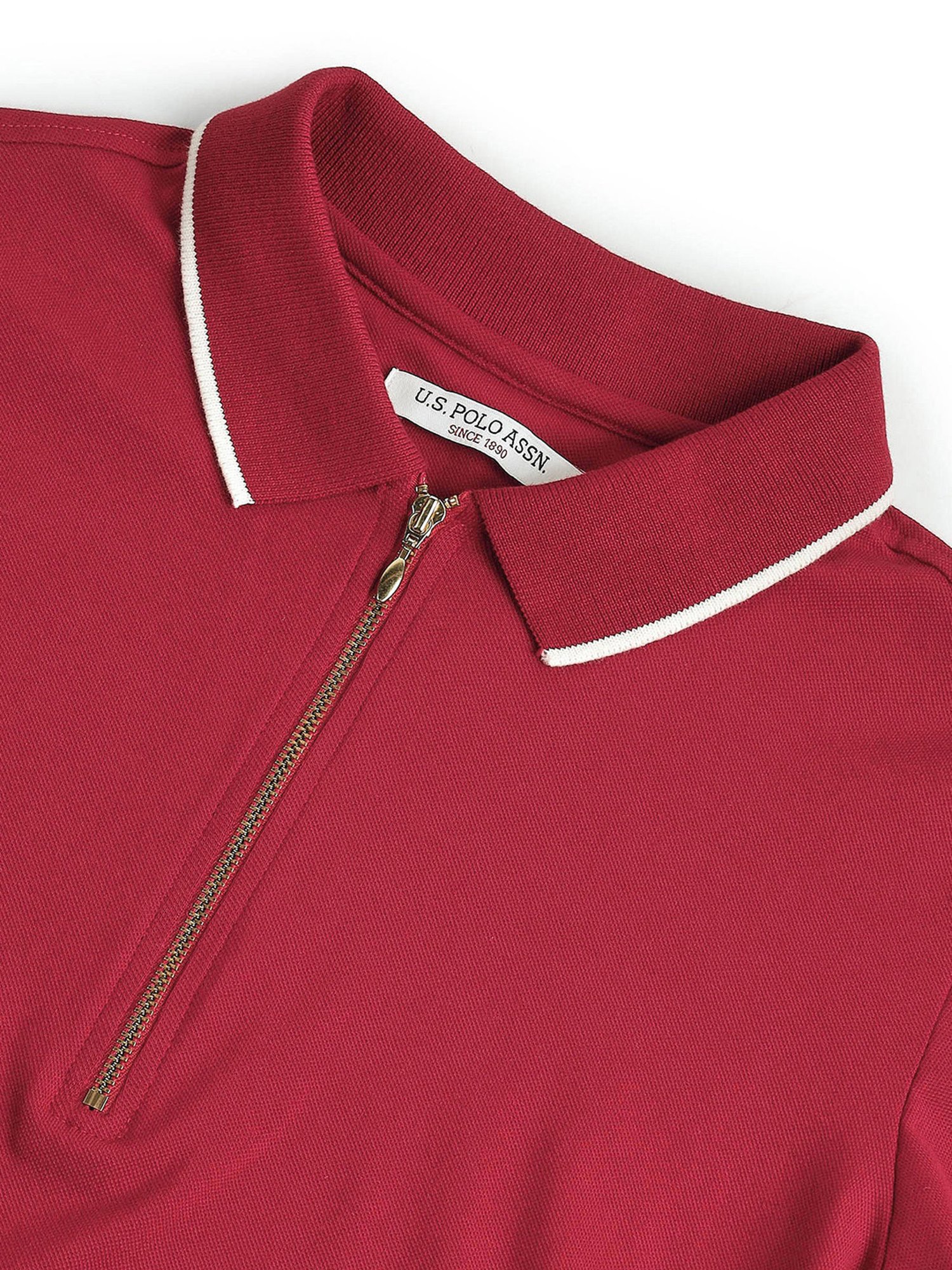 U.S. Polo Assn. Red Regular Fit Polo T-Shirt