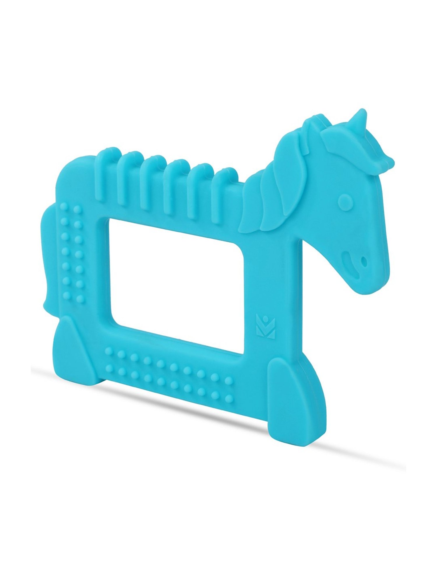 Baby Moo Kids Blue Unicorn Soothing Silicon Teether (BPA & Toxin Free)