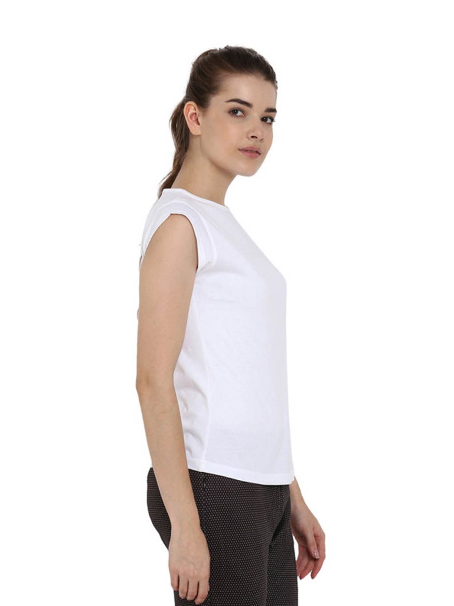 Appulse White & Royal Blue Cotton T-Shirt - Pack of 2