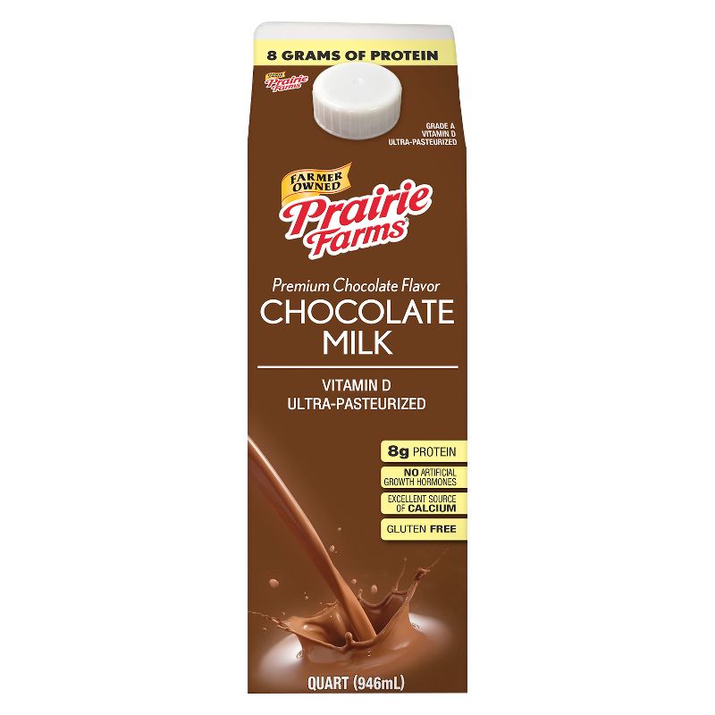 Prairie Farms Vitamin D Chocolate Milk - 1qt