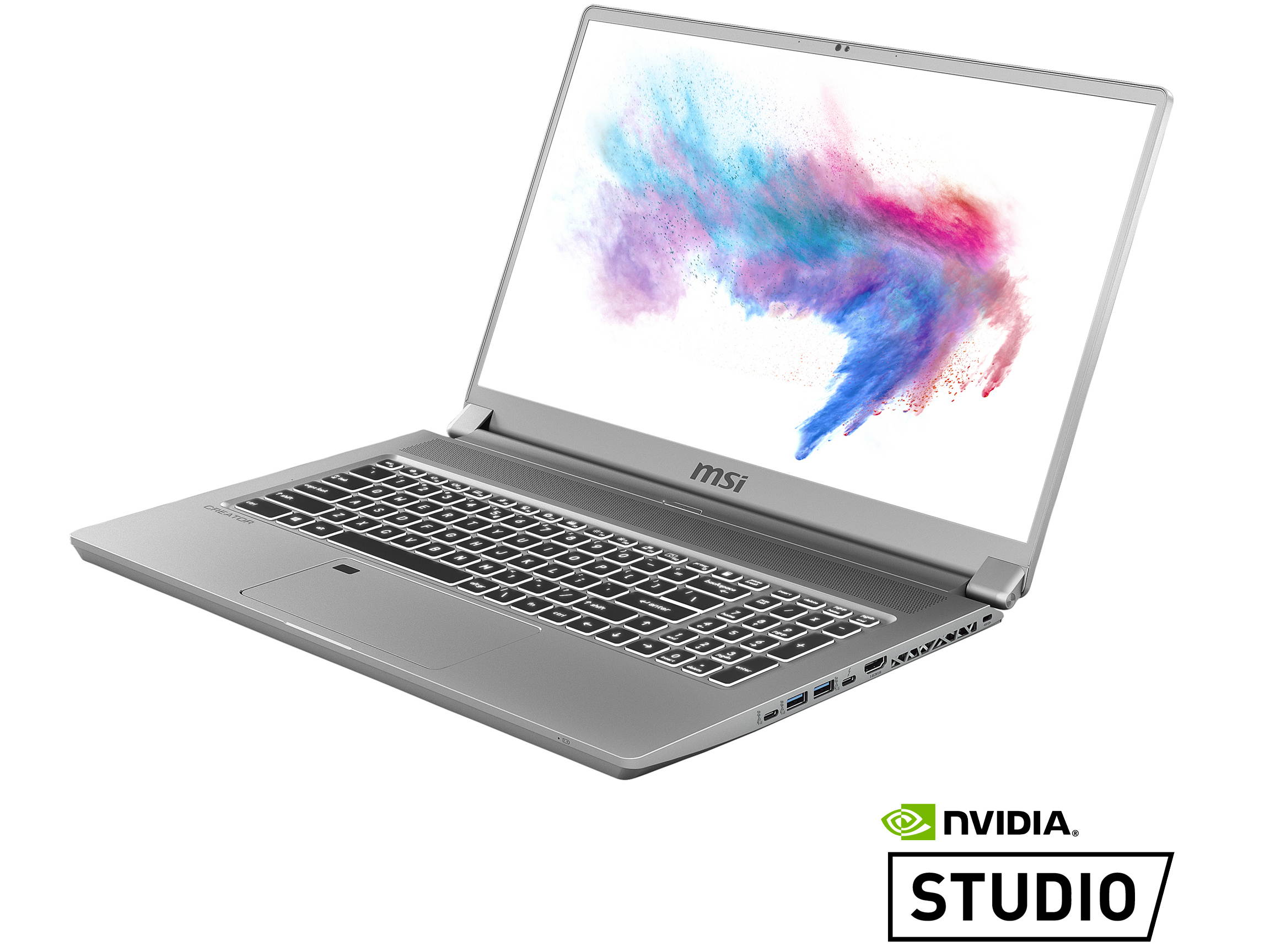 MSI Laptop Creator 17 A10SE-256 Intel Core i7 10th Gen 10875H (2.30 GHz) 16 GB Memory 512 GB NVMe SSD NVIDIA GeForce RTX 2060 17.3" Windows 10 Pro 64-bit