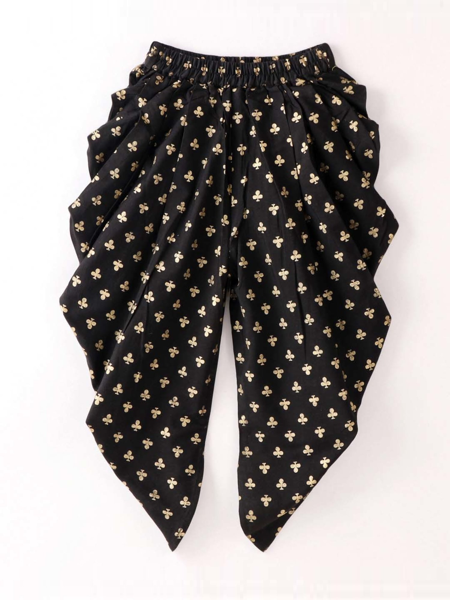 TWISHA Kids Pink & Black Printed Top Set