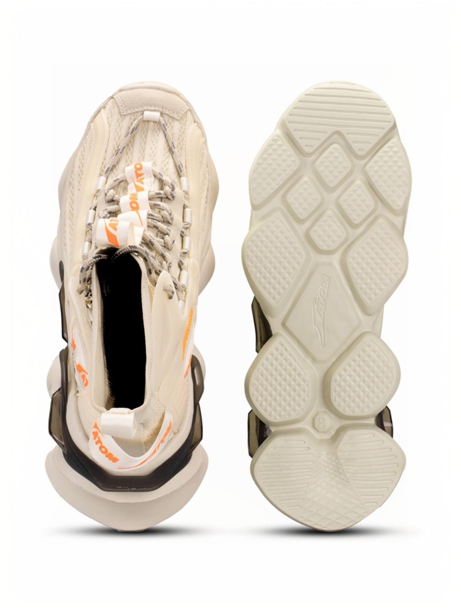 Atom Men's Gansta1 Beige Running Shoes