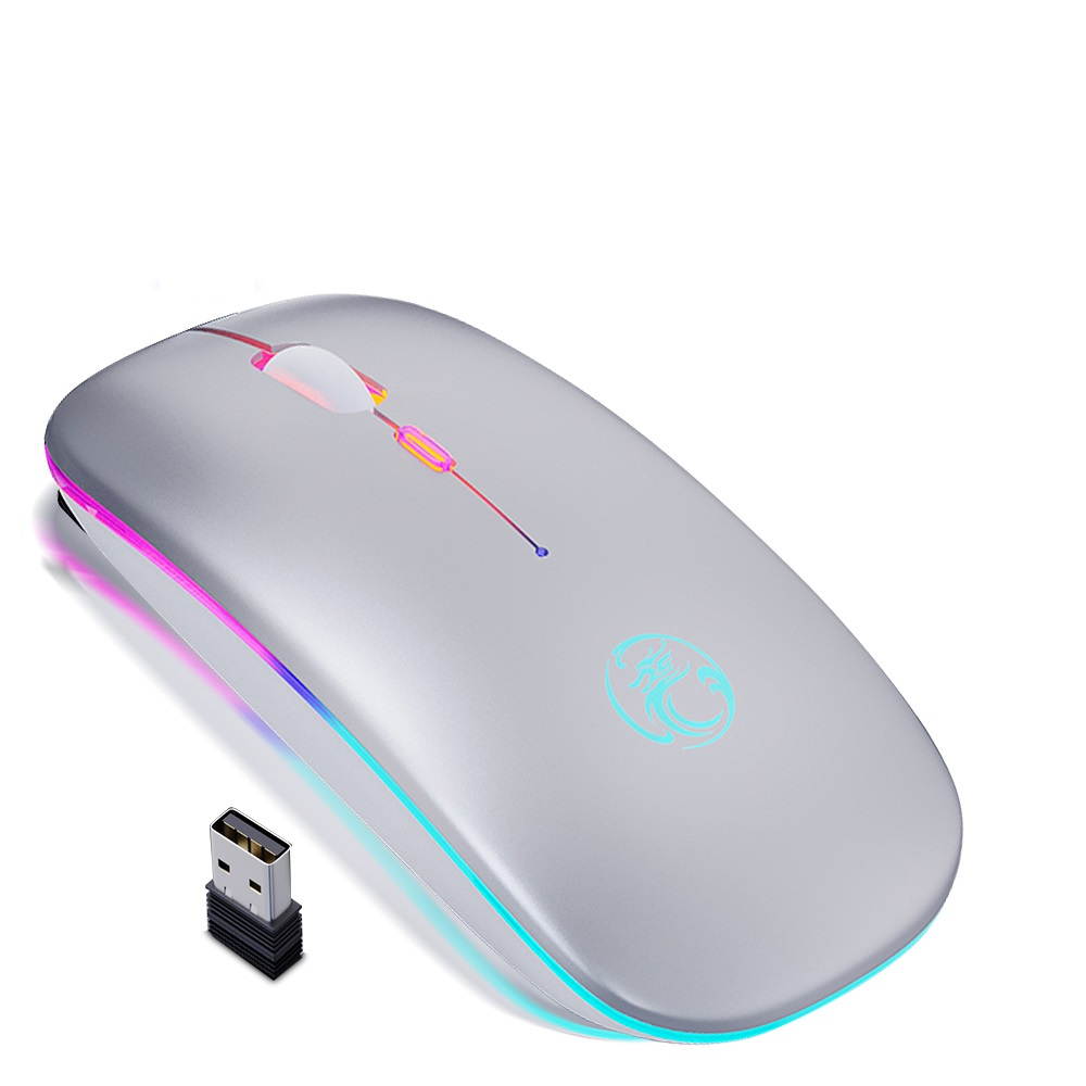 Wireless Mouse  Rechargeable Mouse Wireless Computer Silent Mause LED Backlit Ergonomic Gaming Mouse For Laptop PC