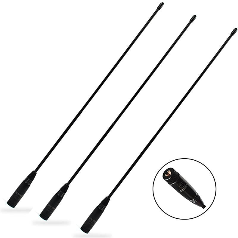 2m/70cm VHF UHF Flexible Whip Ham Radio Antenna 144/430 for YAESU VX-1R VX-2R VX-3R VX-7R Baofeng BF- UV3R Walkie Talkie