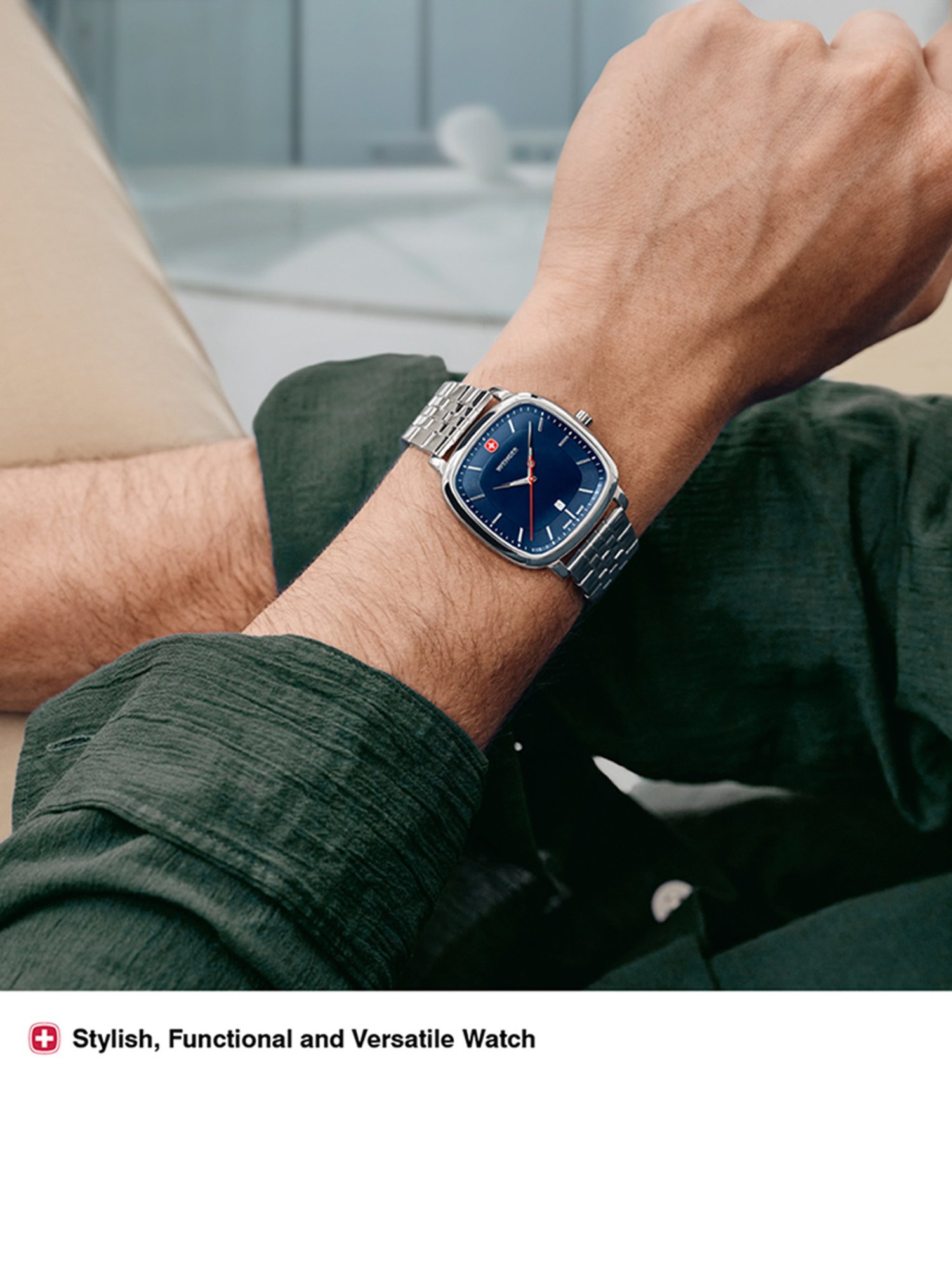 Wenger 01.1921.103 Analog Watch for Men