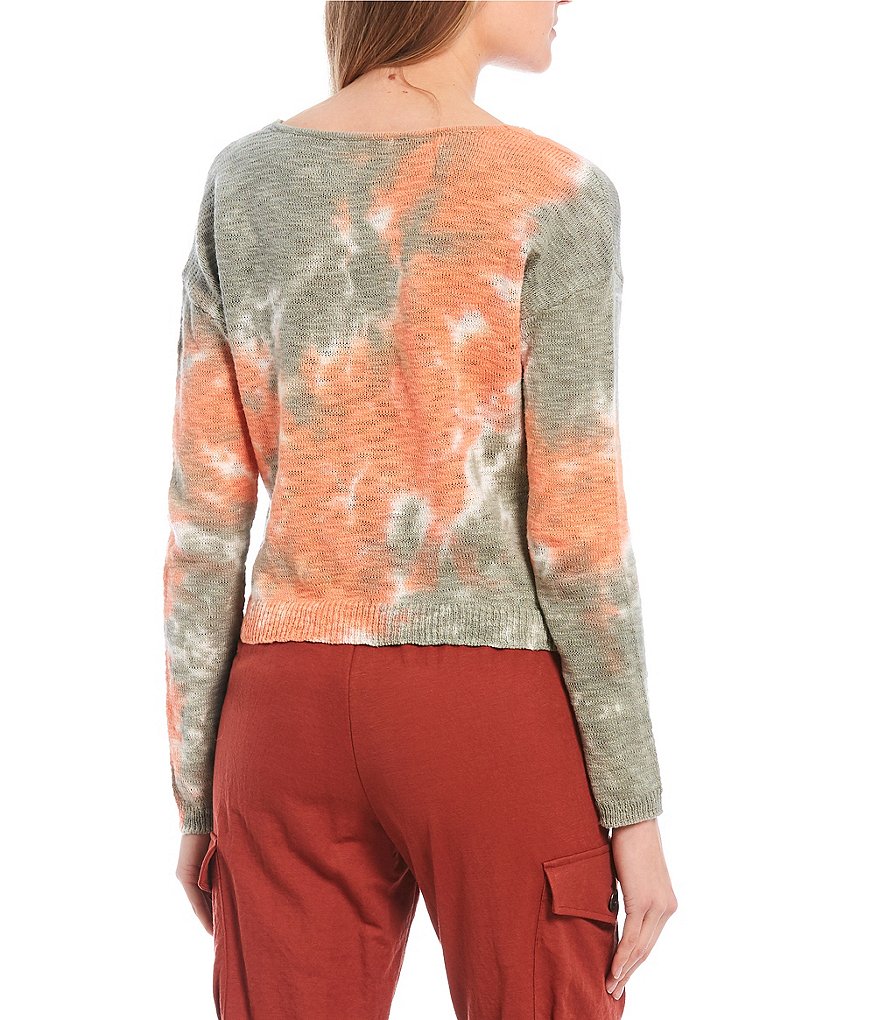 Evolutionary Tie-Dye Knit Top