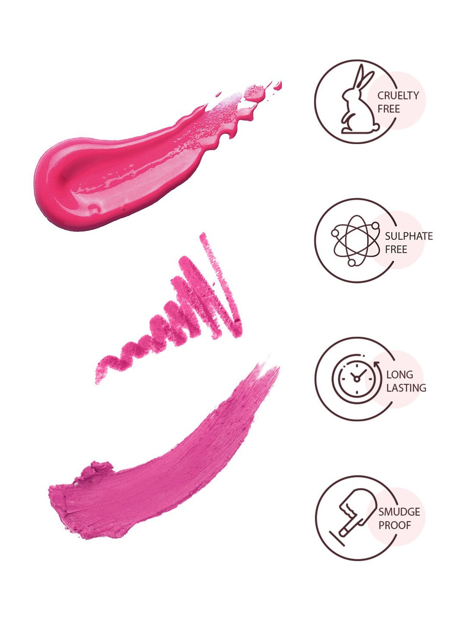 Star Stuck By Sunny Leone Matte Lip Color Liquid Lip Color & Lip Liner Kiss Me Pink