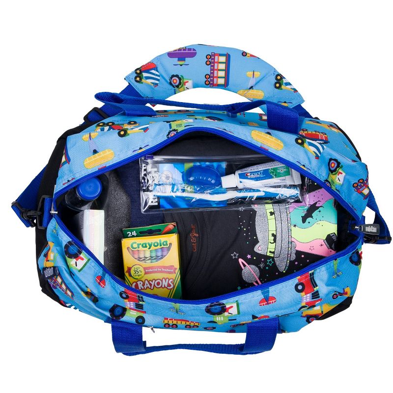 Trains, Planes & Trucks Overnighter Duffel Bag