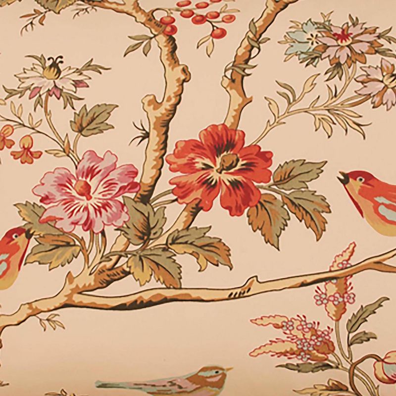 16"x50" Charleston Chirp Valance Orange - Waverly