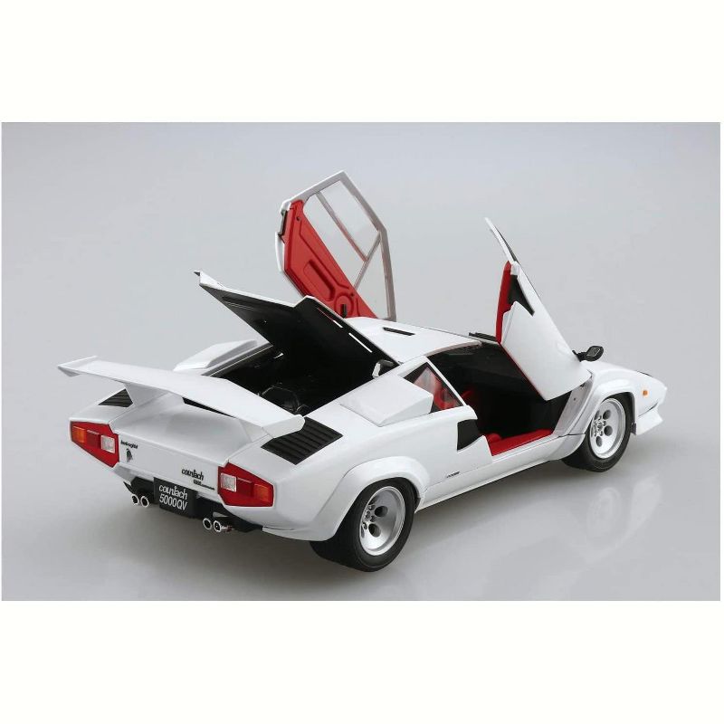 Aoshima Lamborghini Countach 5000QV 1985 '85 1/24 Scale Model Kit