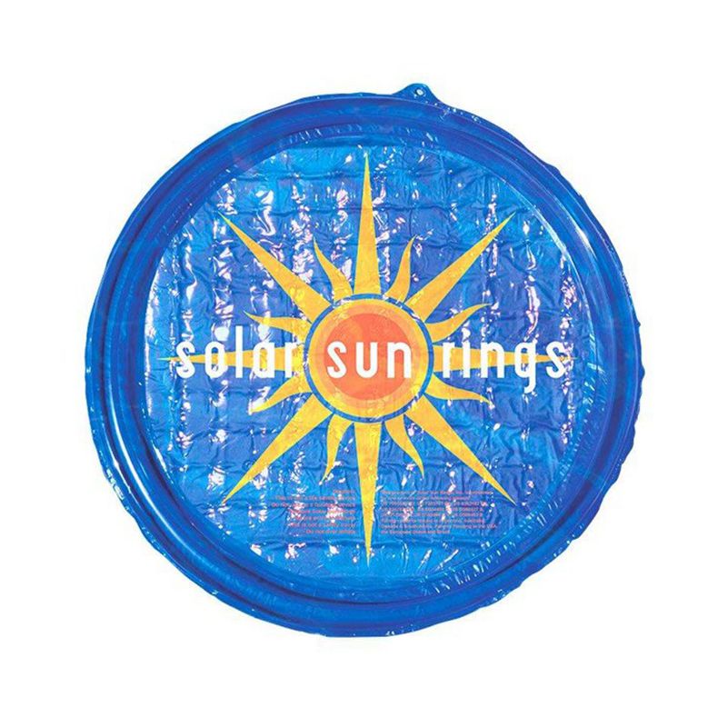 Solar Sun Rings UV Resistant Above Ground Inground Swimming Pool Hot Tub Spa Heating Accessory Circular Heater Solar Cover, Blue