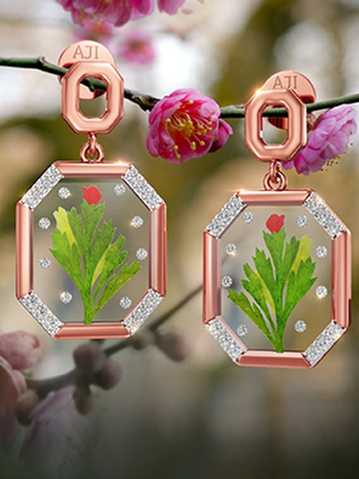 Joyalukkas 18k Gold Dazzle Diamond Drop Earrings