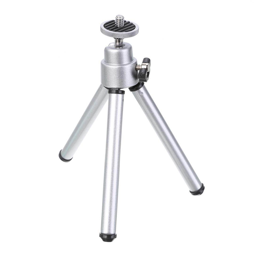 1pc Universal Camera Mini Travel Tripod Portable Flexible Leg Tripod Stand Silver for GoPro Hero Camera Accessories