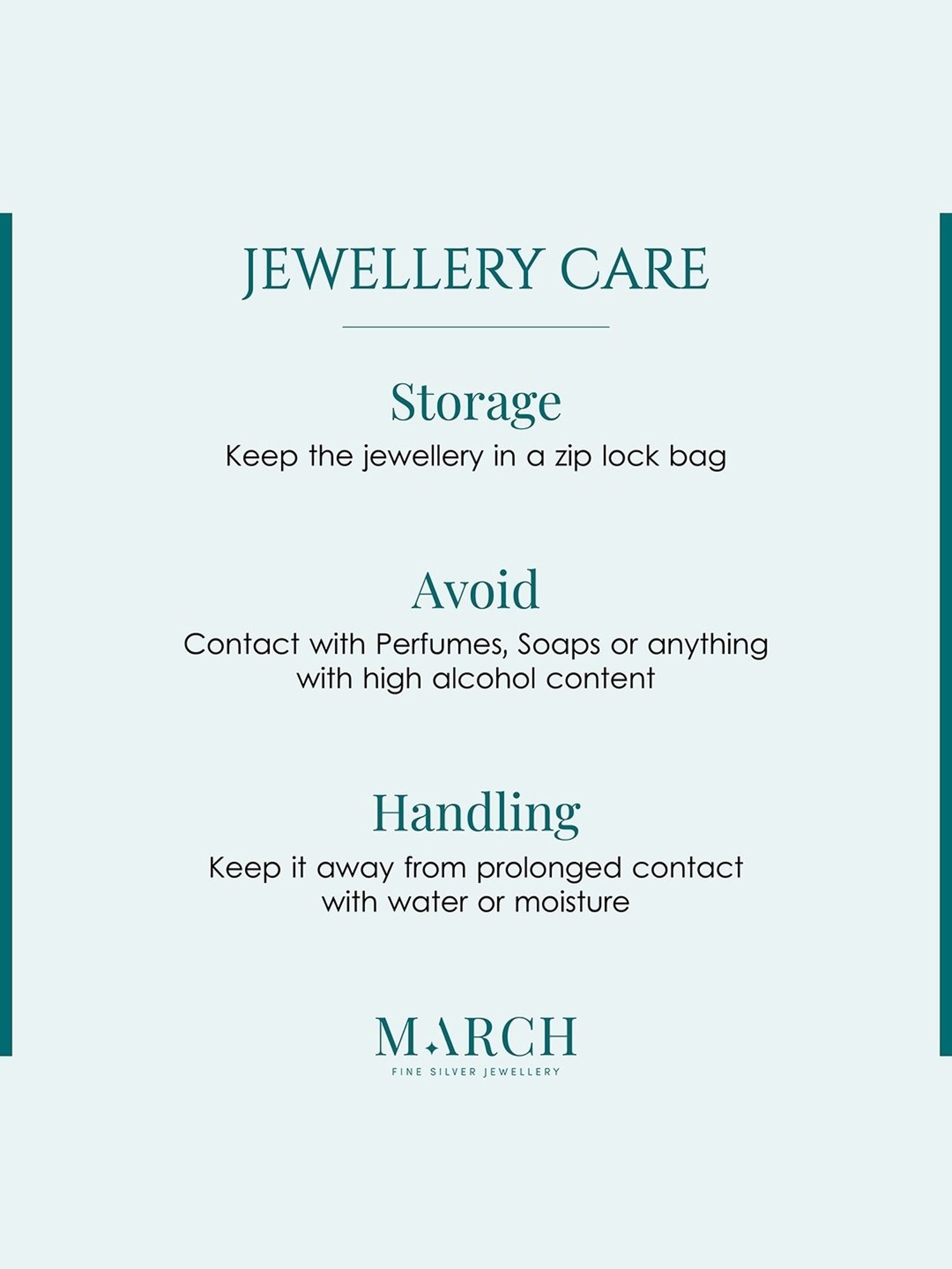 March by FableStreet 92.5 Sterling Silver Three-stone Studded Zircon Necklace