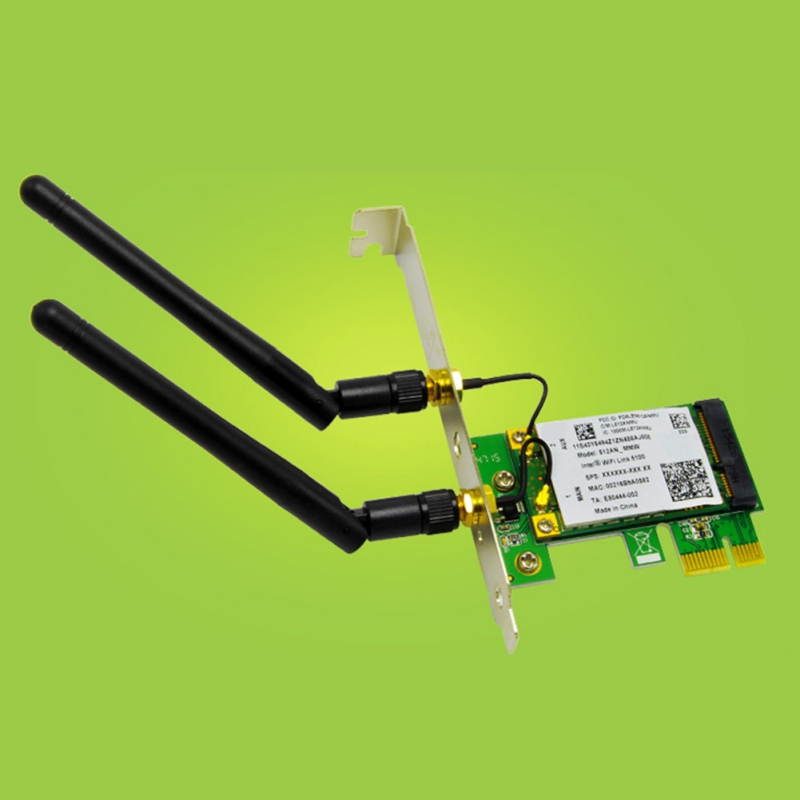 Quality High speed network adapter Dual Band 2.4/5Ghz WiFi PCI-E Network Card 450Mbps PC Desktop Wireless Adapter