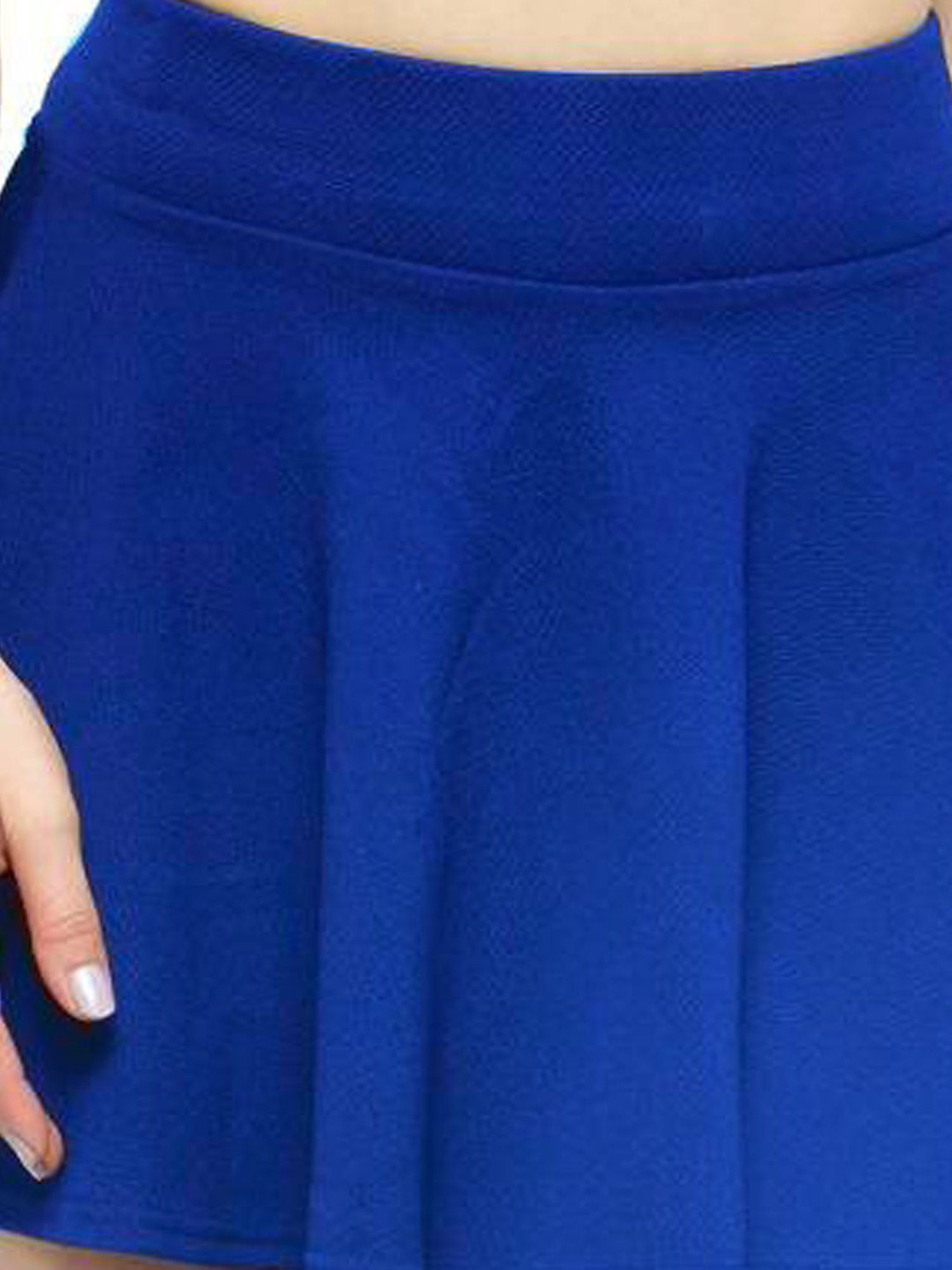 N-Gal Royal Blue Above Knee Skirt