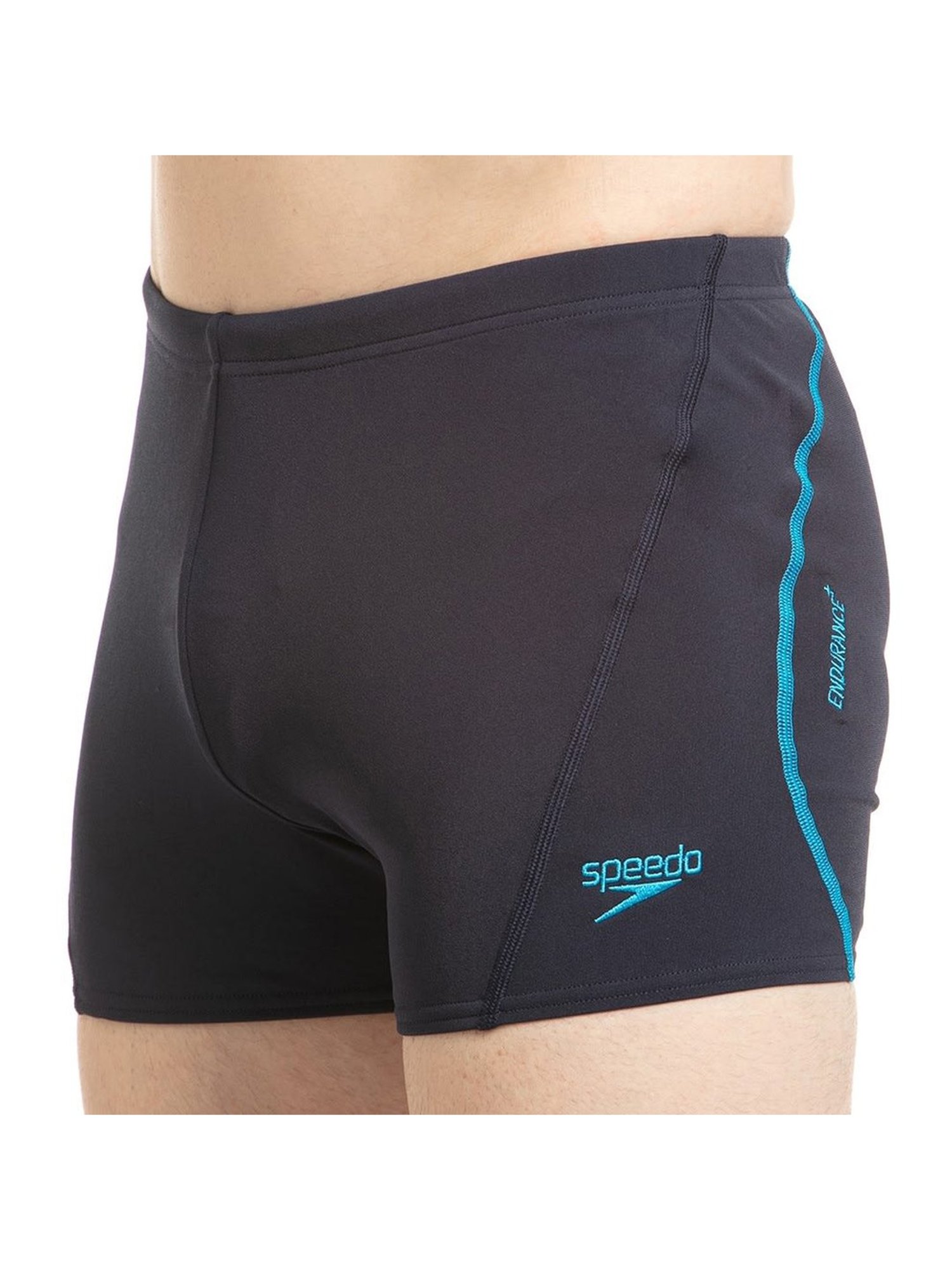 Speedo Navy AM ESS Splice Aqua Shorts