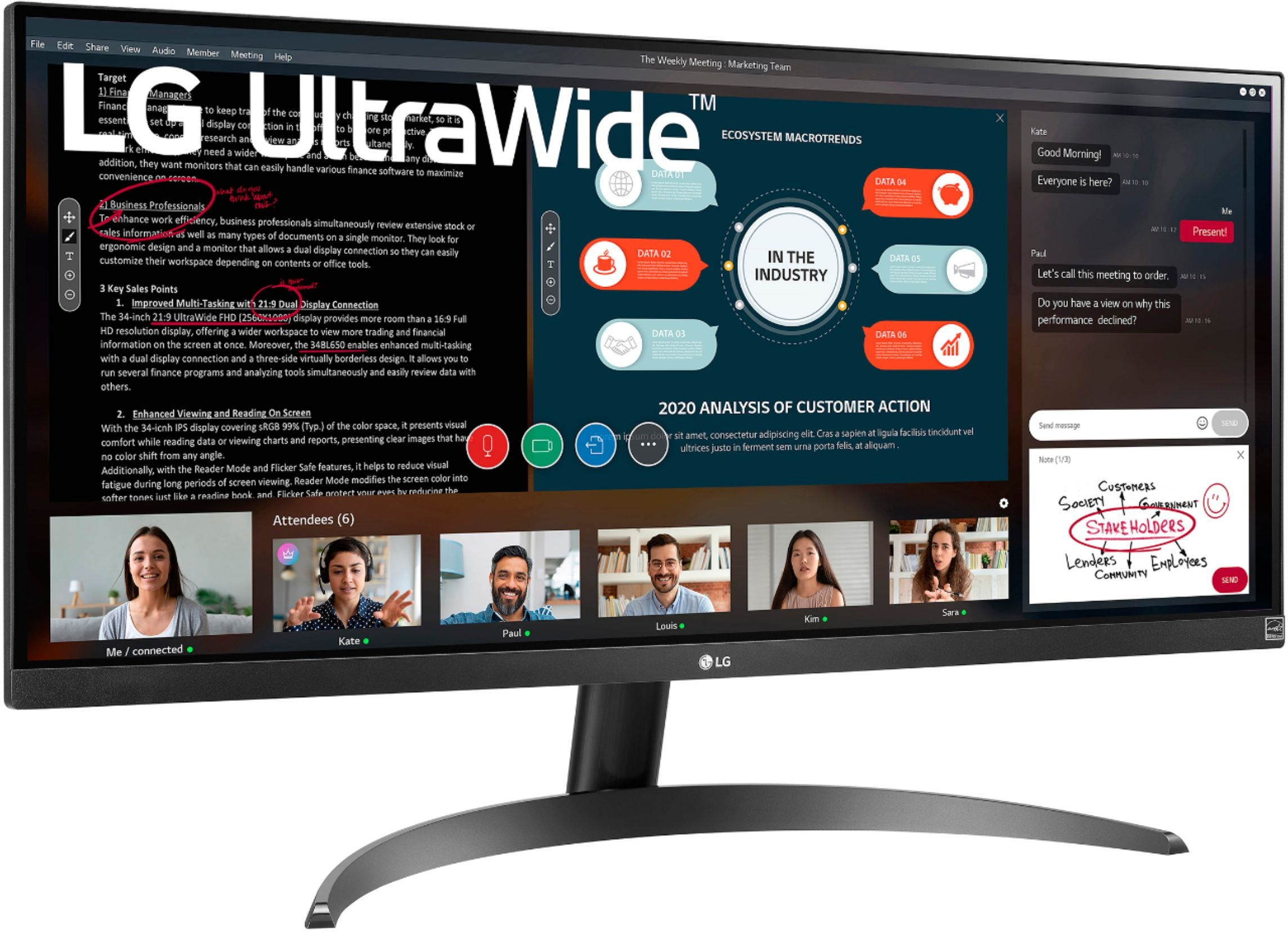 LG 29&rdquo; UltraWide Full HD HDR Monitor with FreeSync (29WP500-B.AUS)
