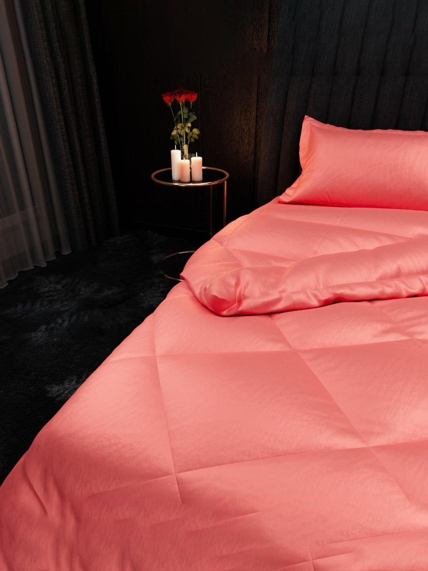 Stoa Paris Date Night Scarlet 150 GSM Polyester Single Comforter