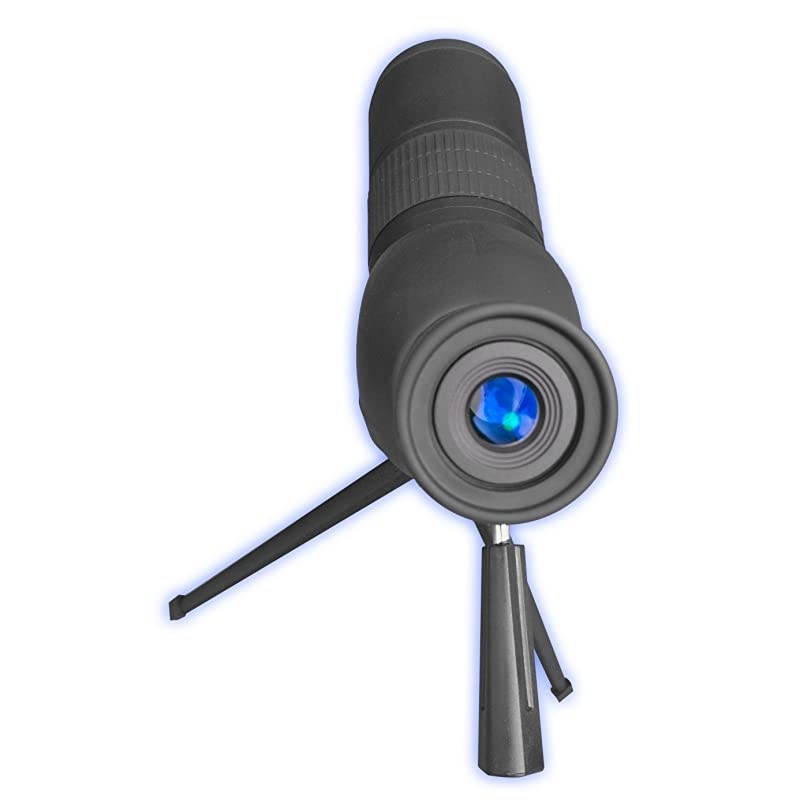 Authentic Blackbird High Definition Spotting Scope with Zoom - Rubber Armor, Fully Multi-Coated Optical Glass Lens + BAK4 Prism. Includes Tripod & Case + Lifetime Replacement