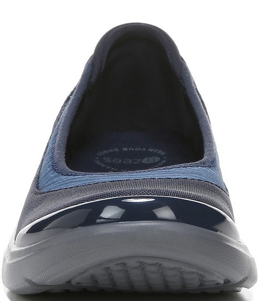 Bzees Jiffy II Zebra Print Washable Slip-On Shoes