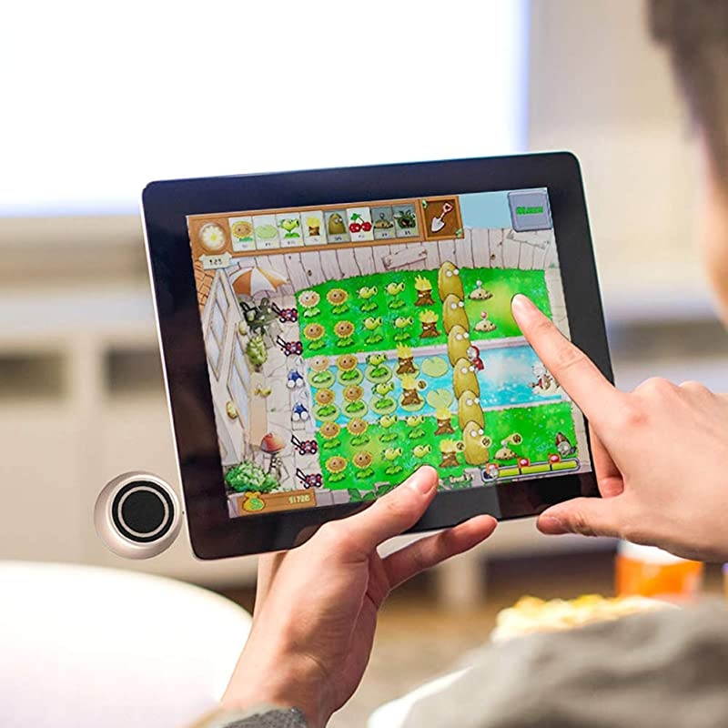 Mini Phone Speaker Portable Wireless Plug in Speaker with 35mm Aux Audio Jack Rechargeable Plug and Play Clear Bass Speaker Universal for Cell Phone iPad MP3 MP7 Tablet Computer Sky Blue