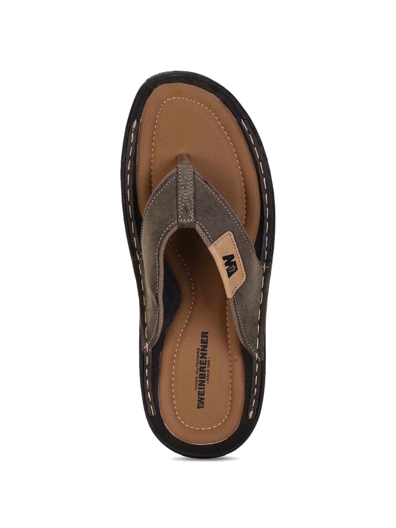 Weinbrenner by Bata Men's Brown Thong Sandals