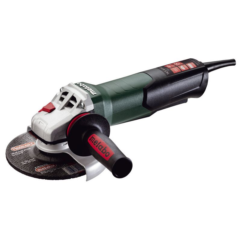 Metabo WEP17-150 Quick 14.5 Amp 6 in. Angle Grinder with TC Electronics and Non-Locking Paddle Switch