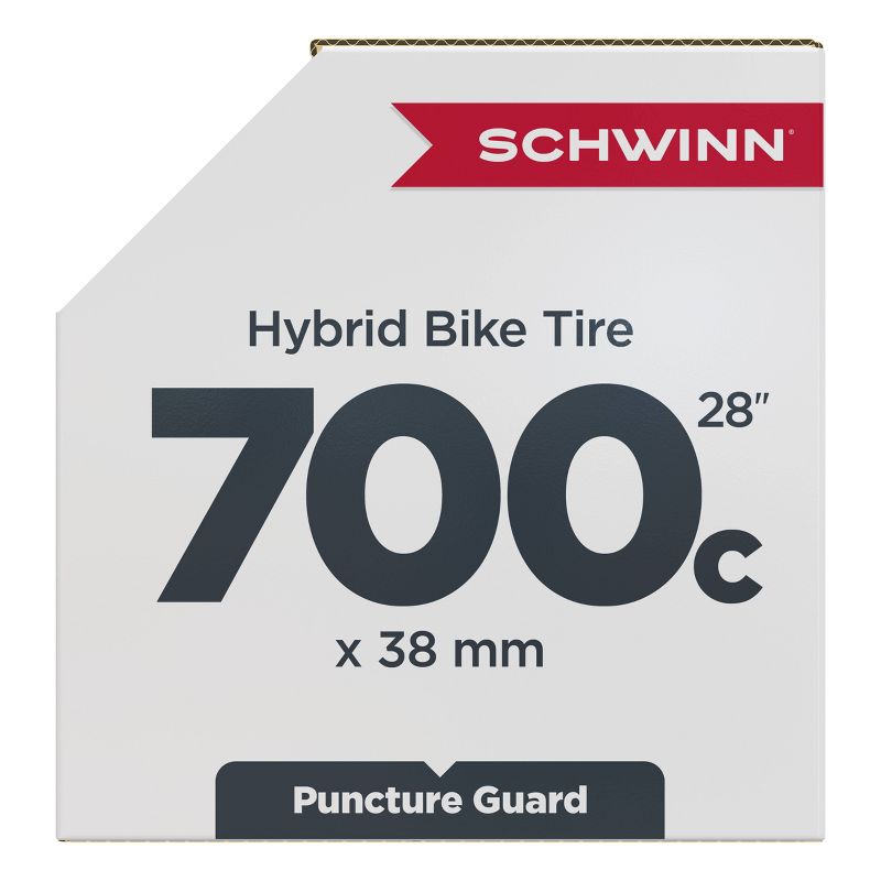 Schwinn 700c/28" Hybrid Bike Tire - Black