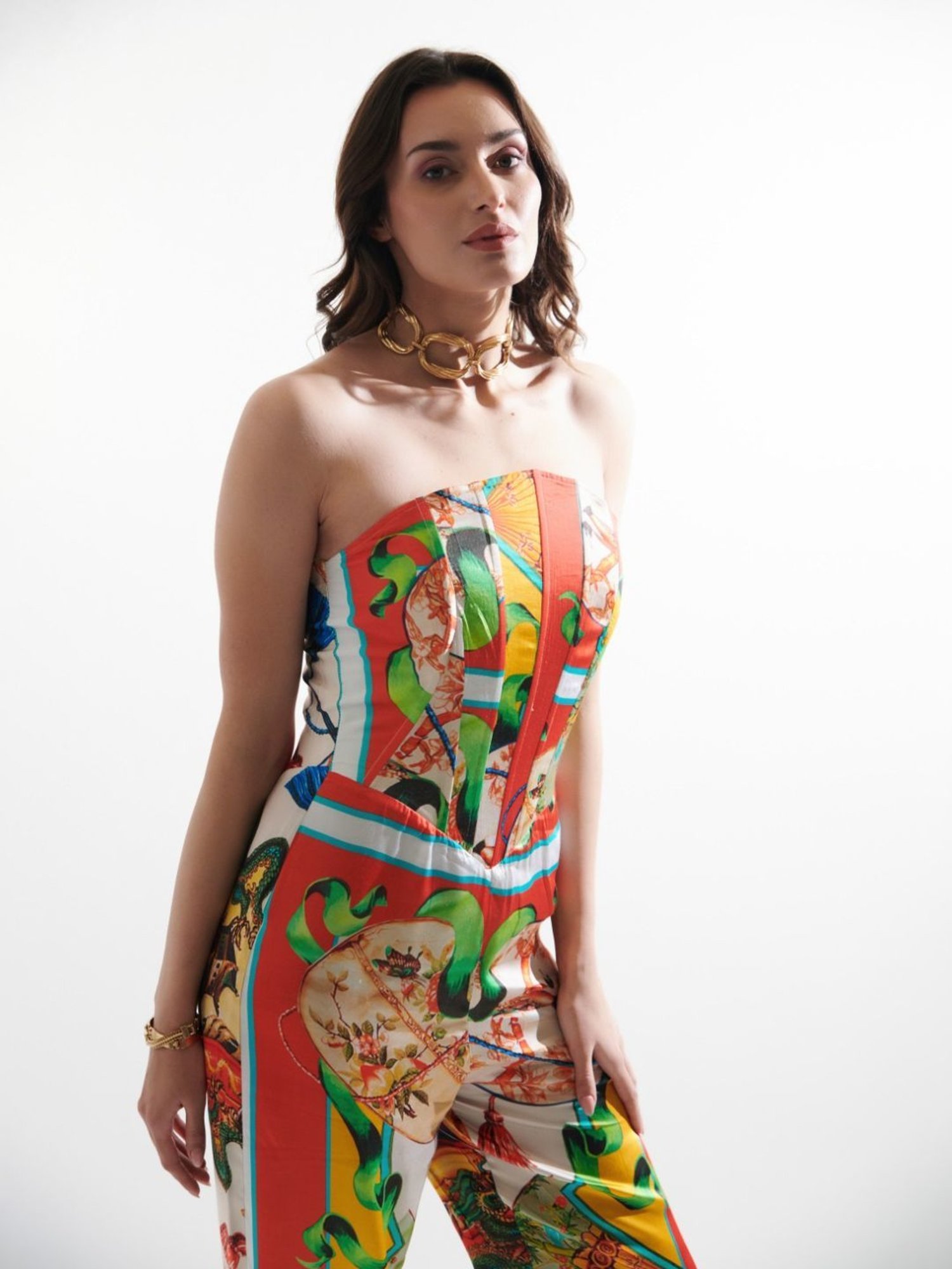 Cin Cin Multicolor Hodophilia Gape Jumpsuit