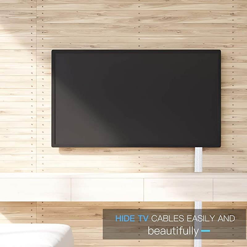 Cable Sleeve Cover AGPTEK Cord Management System for Desk PC TV Computer Projector Wires Protection and Organization Home Theater and Office 66ft 23 inch