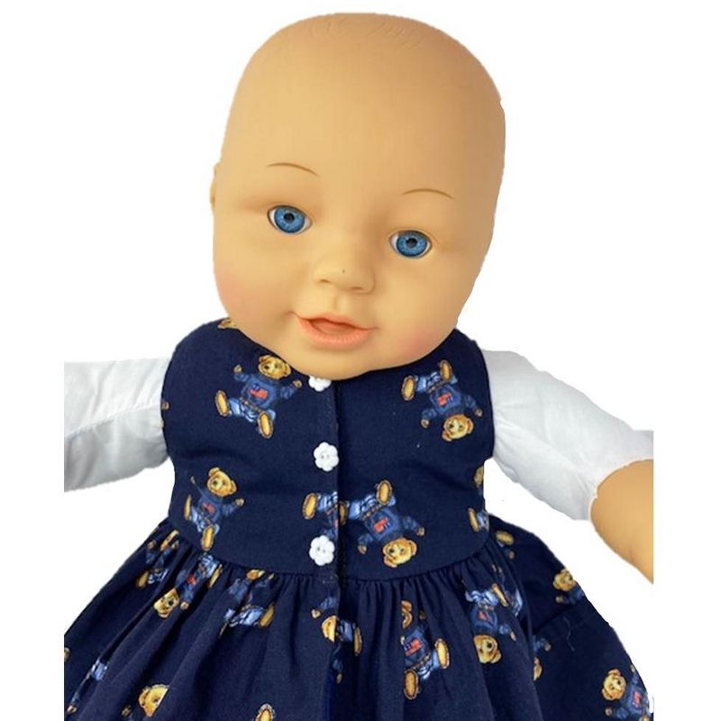 JC Toys Lil' Cutesies Twins 8.5" All Vinyl Baby Doll with Stroller