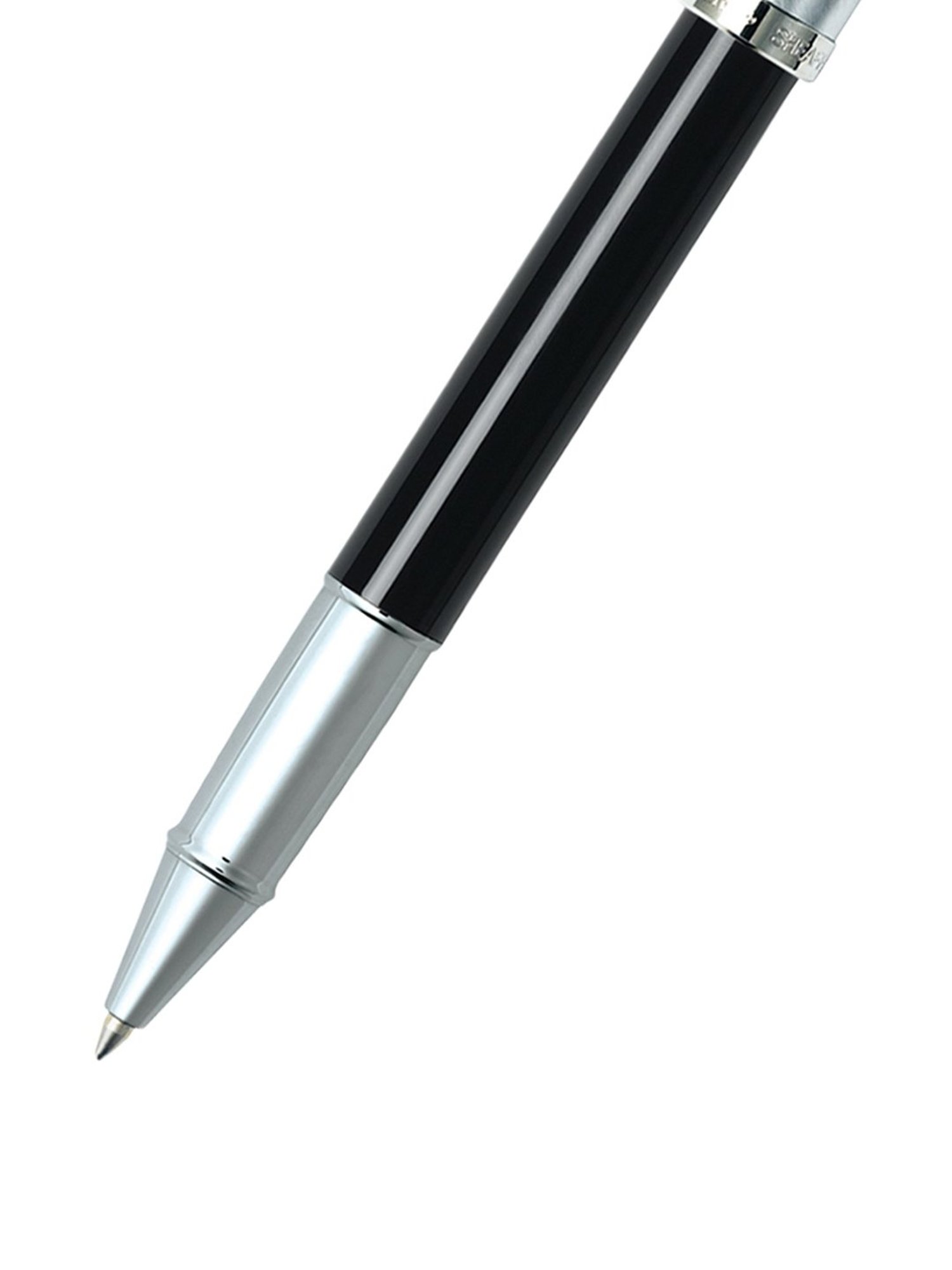 Sheaffer 9313 Gift 100 Rollerball Pen - Black Barrel Brushed Chrome Cap