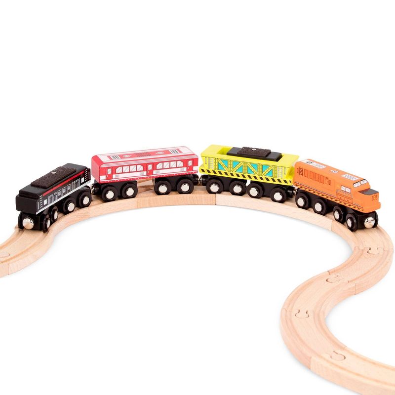 B. Toys Wooden Train - 1pc - Wood & Wheels - 1 of 12 SURPRISE!