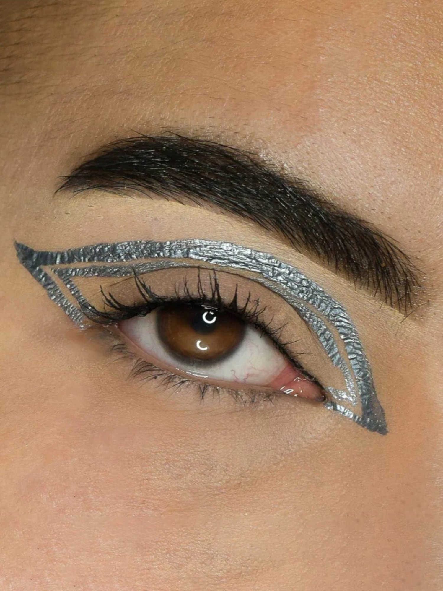 KINDED Liquid Eye Liner Golden Glaze & Greyish Silver Combo