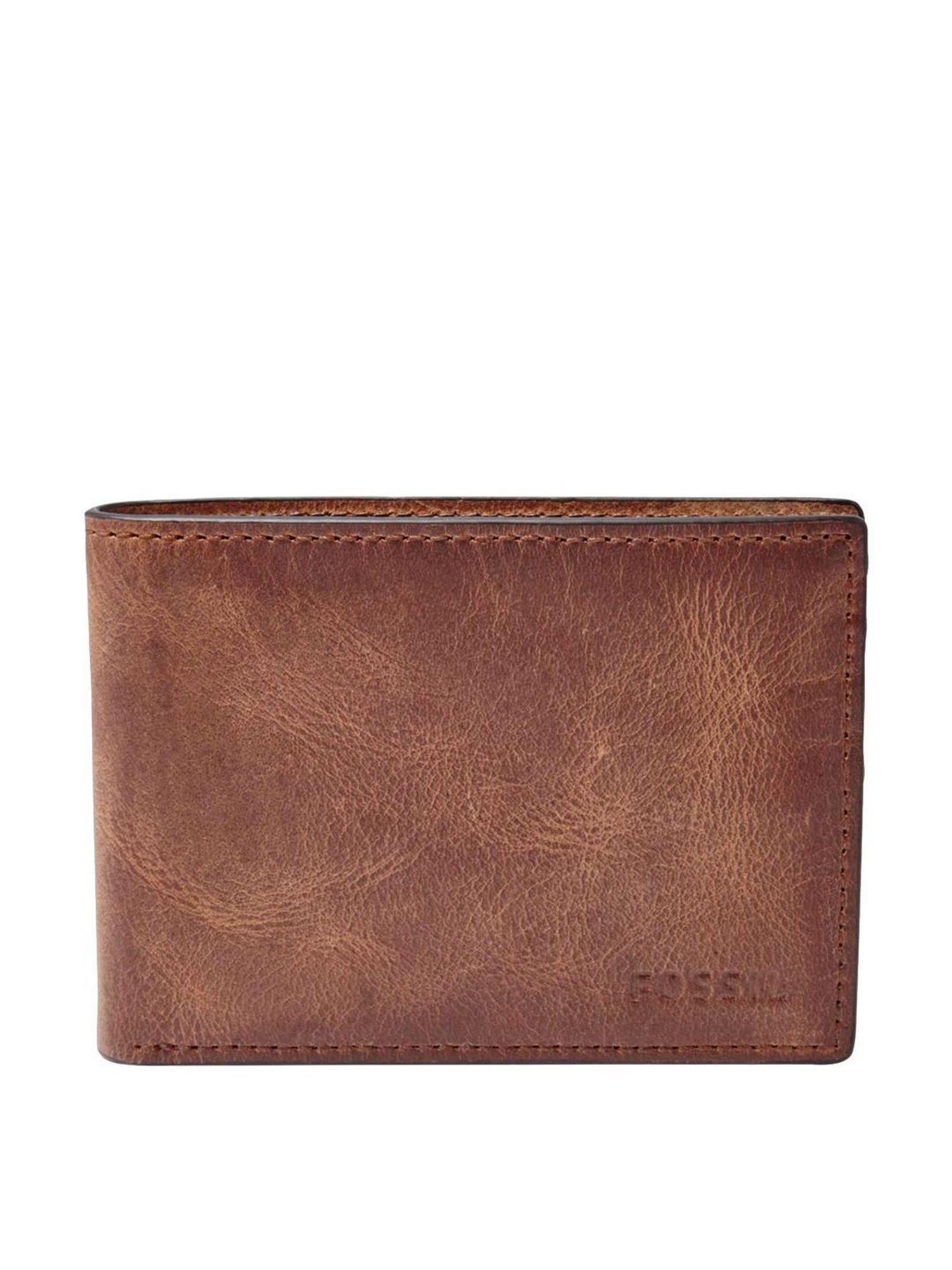 Fossil Brown Solid Bi-Fold Wallet