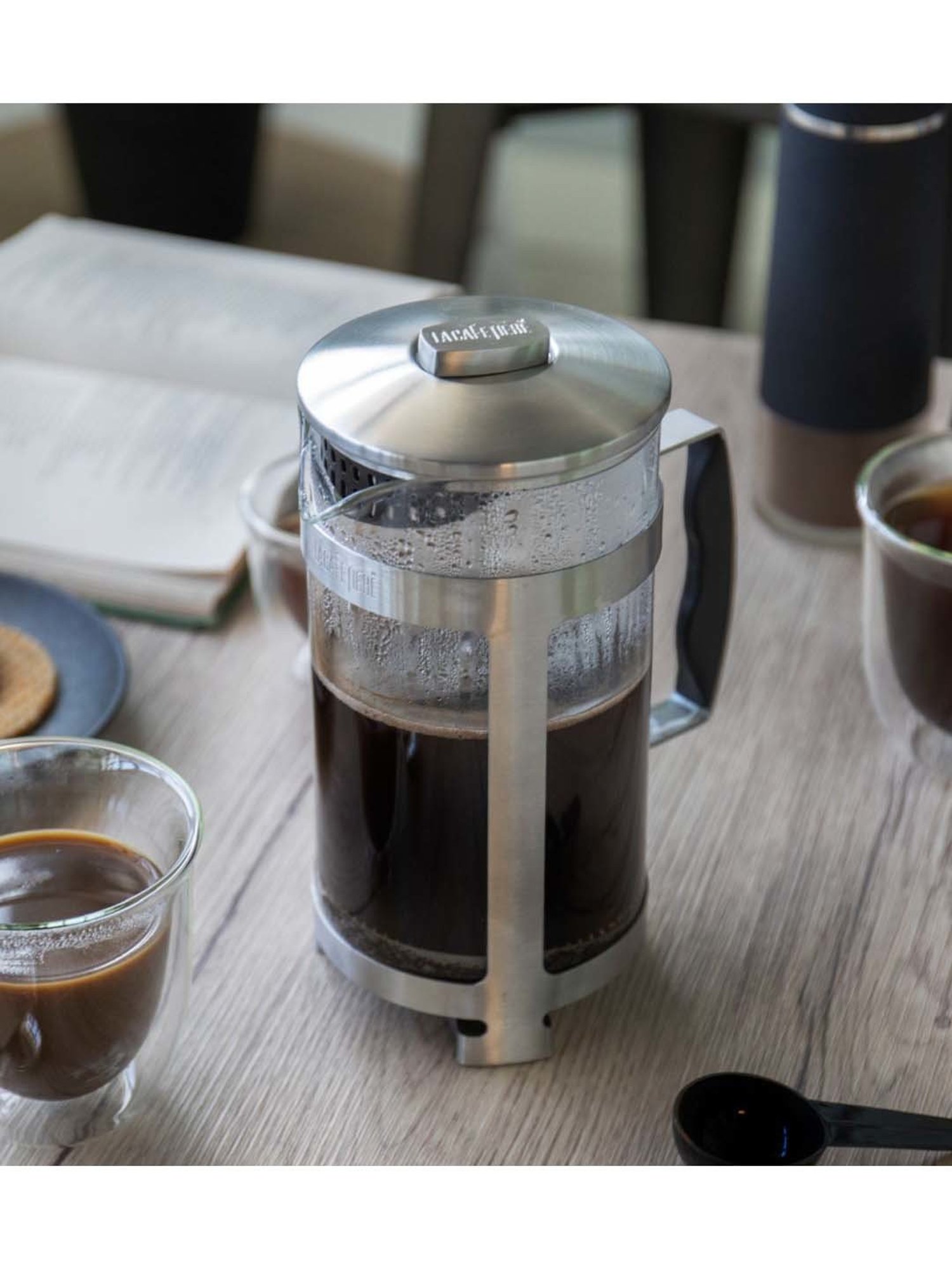 La Cafetiere Transaprent Glass Teapot (1 L) with Cup (0.23 L)