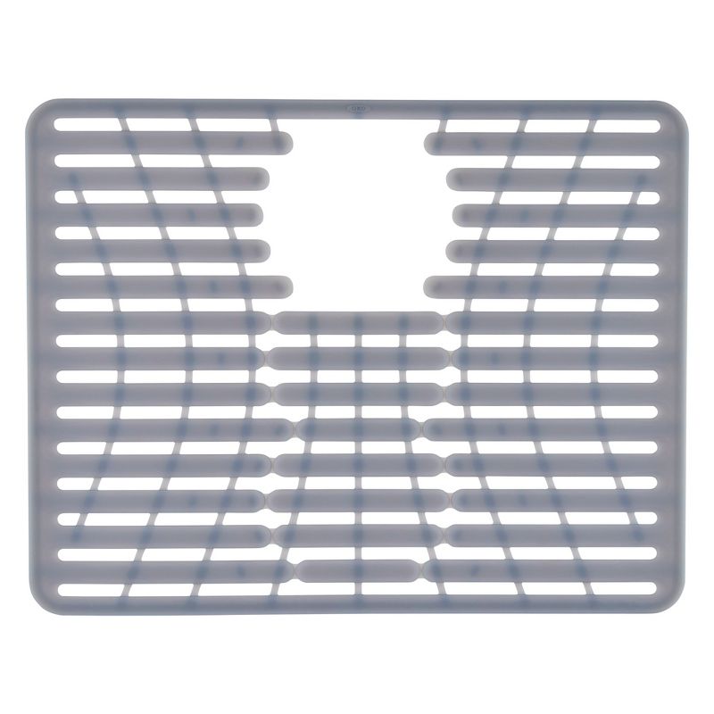 OXO 16.3" x 12.8" Silicone Sink Mat Gray