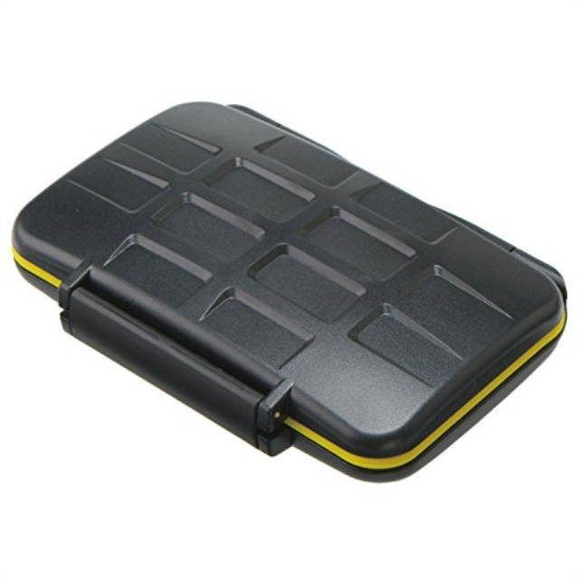 JJC MC-SD8 Water-Resistant Holder Storage Memory Card Case For 8PCS SecureDigital(SD)