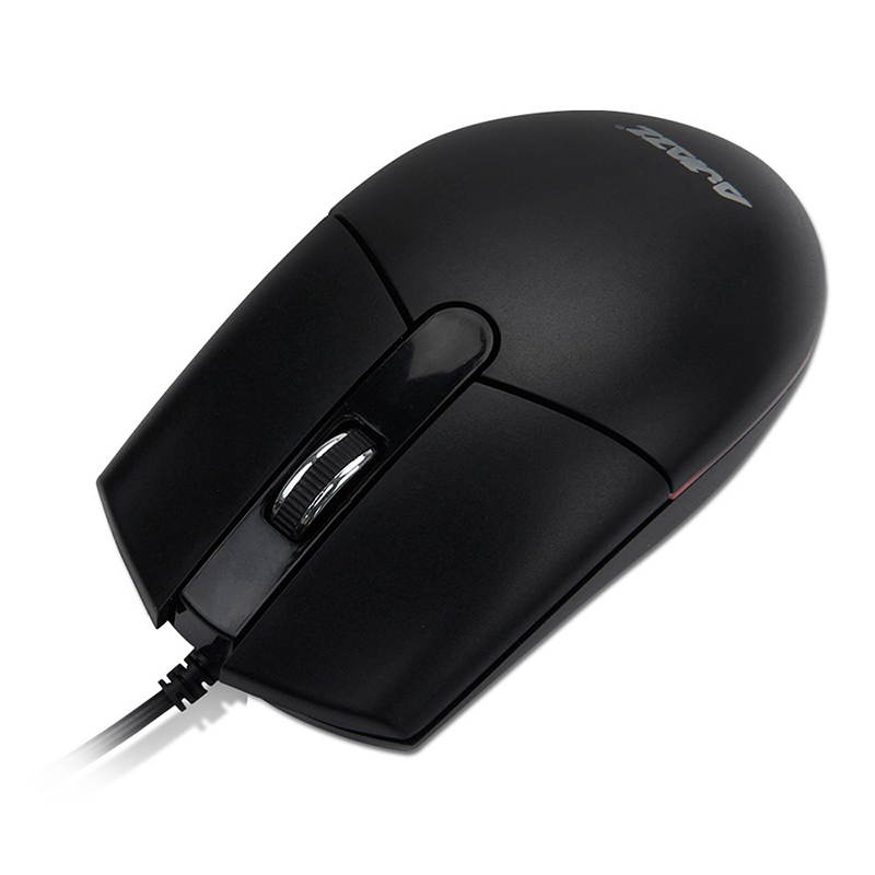 Ajazz X1180 104 Keys Wired Membrane Keyboard & Mouse Kit QWERT Laser Curving Cap Anti-abrasion 1000 DPI Mouse Office Supply