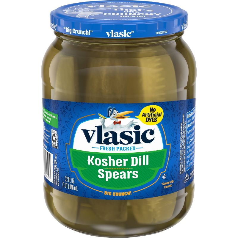 Vlasic Kosher Dill Pickle Spears - 32oz