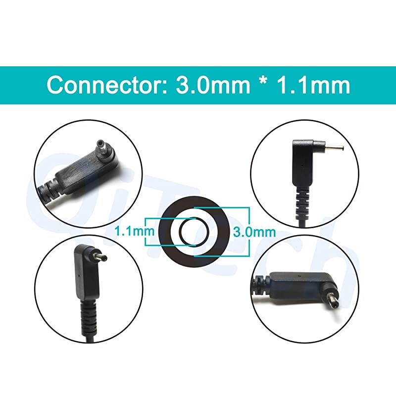 342A 65W AC Adapter Charger Replacement for Acer Chromebook A11065N1A A13045N2A PA165080 PA145026 N15Q9 15 14 13 11 R11 CB3532 CB3131 CB5132T CB5571 C720 C740 N16P1 N15Q8 Power Cord